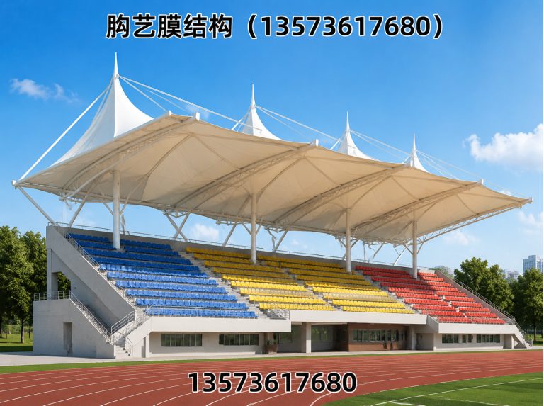 潍城区张拉膜景观展示图