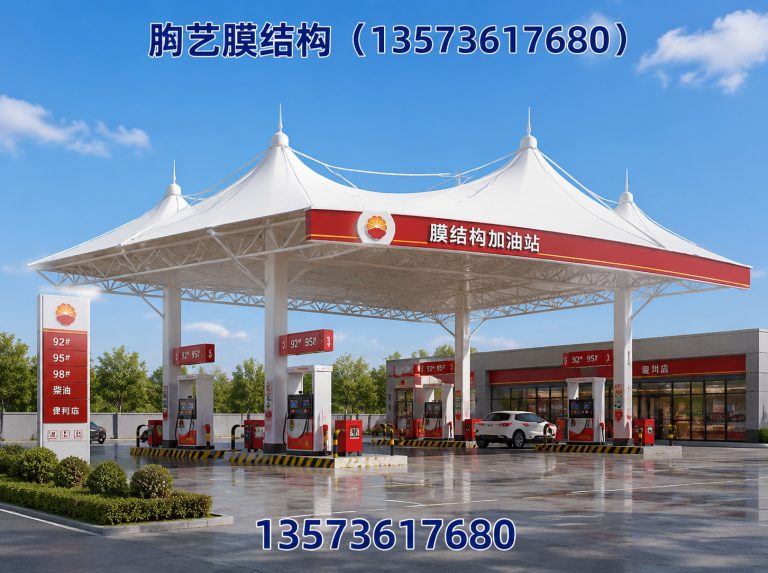 潍城区膜结构车棚展示图